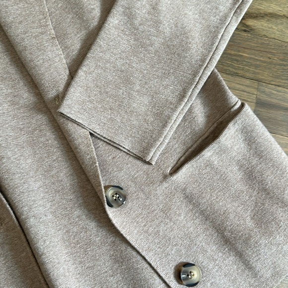 NWOT Latte Collared Button Down Jacket - Picture 4 of 7